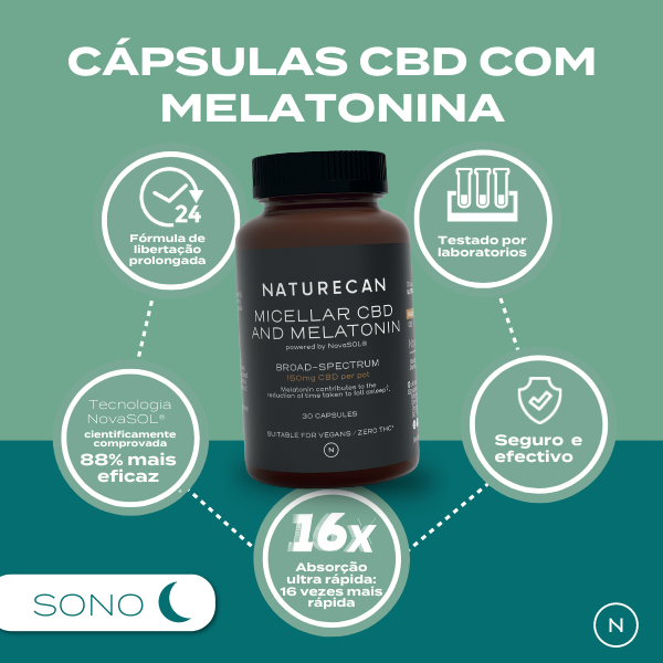 CBD E MELATONINA benefícios